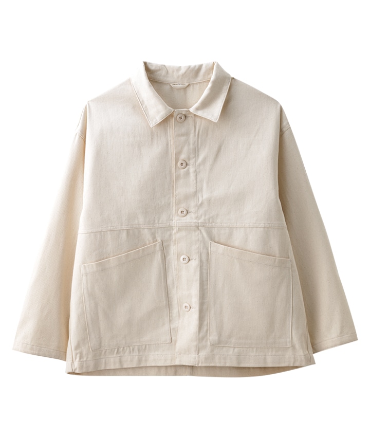 【UNFRM OUTDOOR STANDARD】シャツジャケット　白 Mサイズ