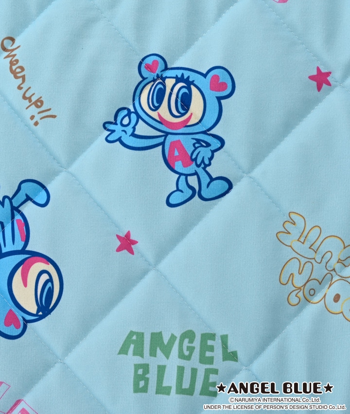 ＡＮＧＥＬ ＢＬＵＥ】長座布団(６０×１１０㎝ ブルー): 寝具