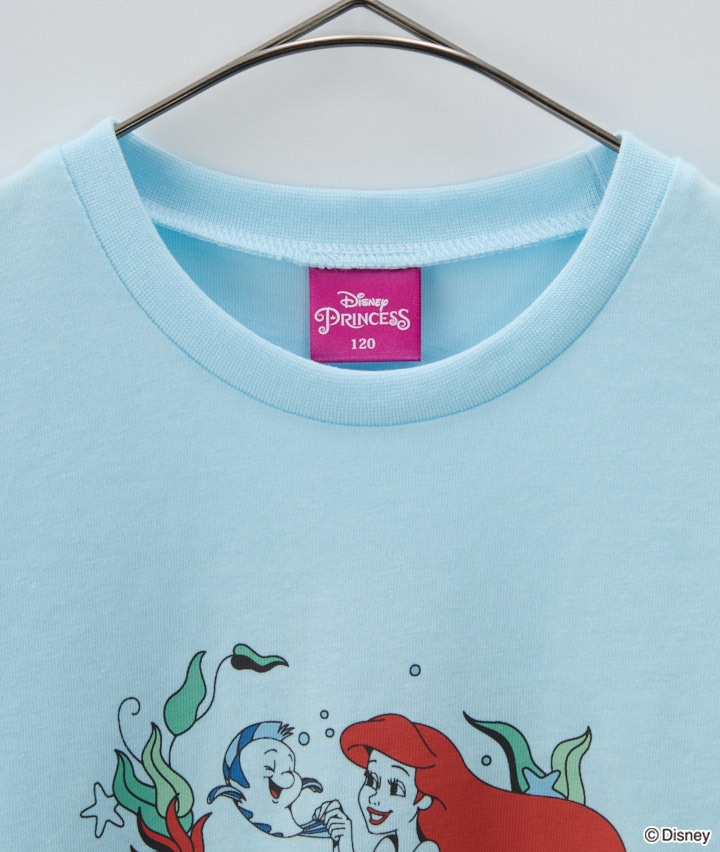 Ｄｉｓｎｅｙ】（アリエル）女児半袖プリントＴシャツ(１１０㎝ オフ