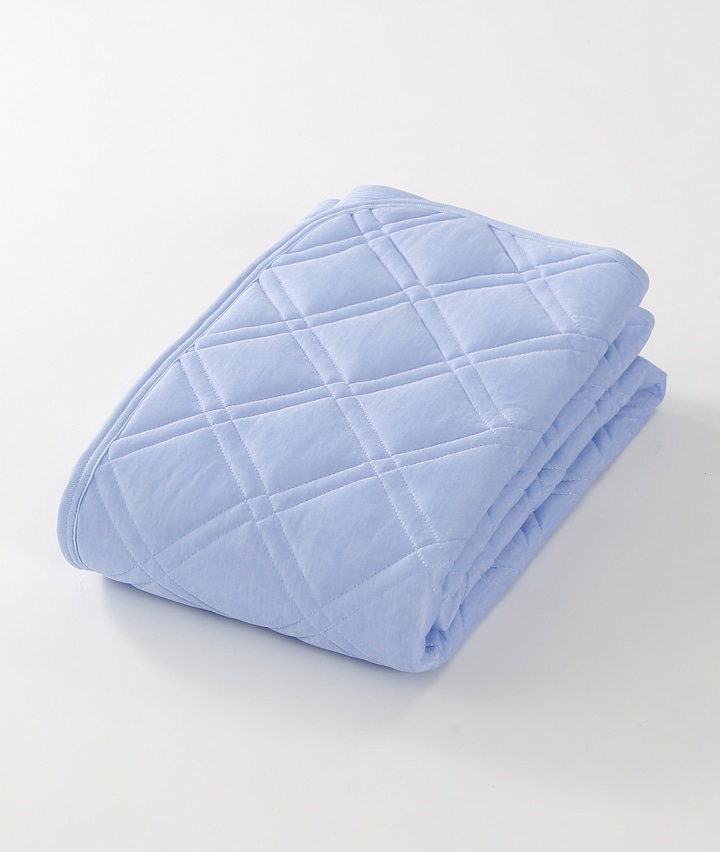寝具 超冷感 W抗菌 ボリュームタイプ敷パッド シングルサイズ シングル ブルー リビング パシオス公式ネットショップ Paseos Net