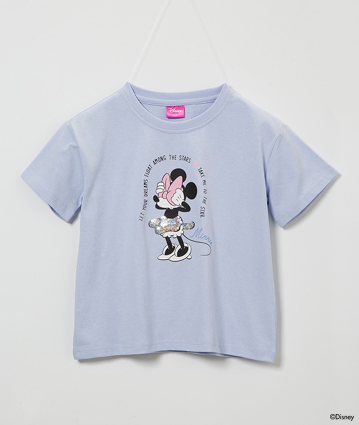 Ｄｉｓｎｅｙ】女児スパンコールＴシャツ(１１０㎝ ミント): ベビー