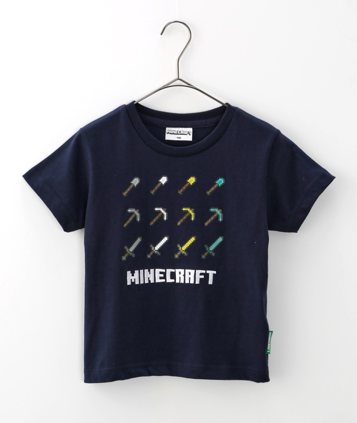 マインクラフト】半袖Ｔシャツ(１２０㎝ ホワイト): ベビー・キッズ