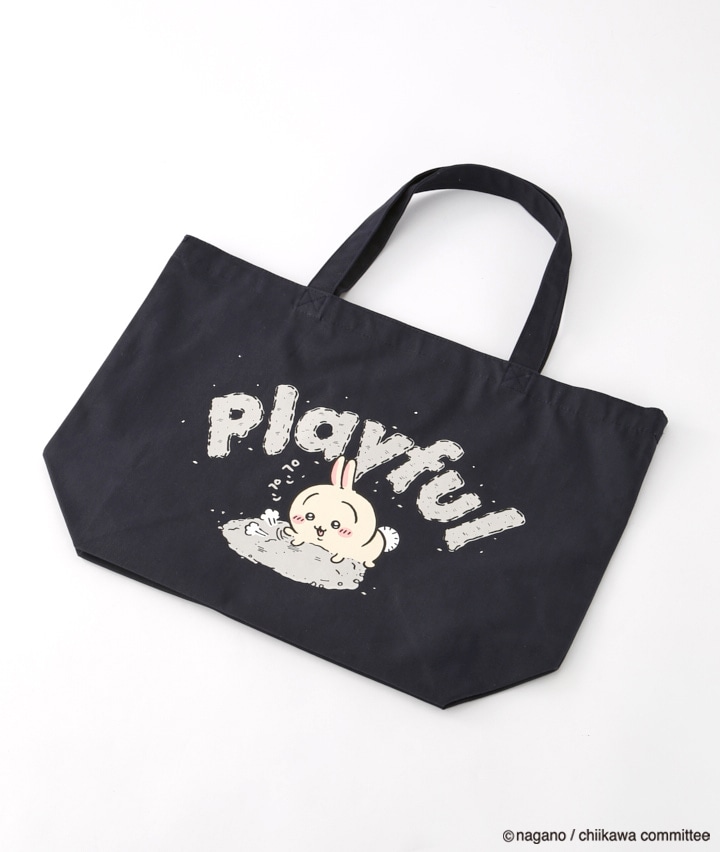 ちいかわ うさぎ playful トートバッグ バッグ - トートバッグ