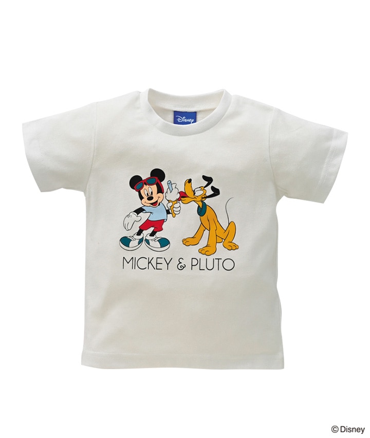 Ｄｉｓｎｅｙ】（ミッキー）ベビー男児半袖Ｔシャツ(８０㎝ オフ