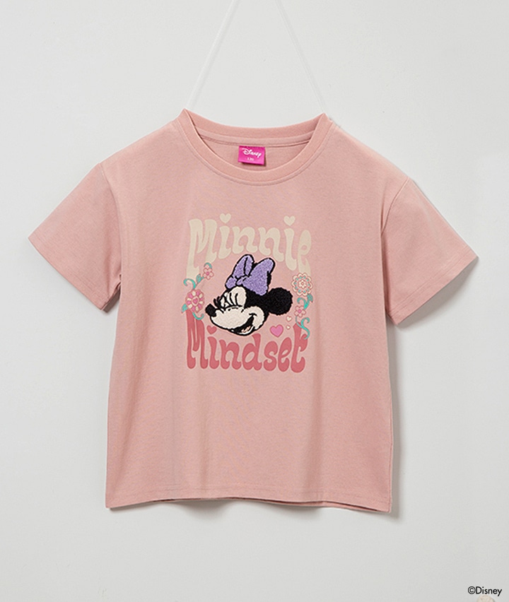 Ｄｉｓｎｅｙ】女児サガラ刺繍Ｔシャツ(１１０㎝ ピンク): ベビー