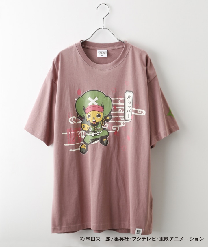 メンズ大きなサイズ ｏｎｅ ｐｉｅｃｅ 紳士プリントｔシャツ ３ｌサイズ ピンク 紳士 パシオス公式ネットショップ Paseos Net