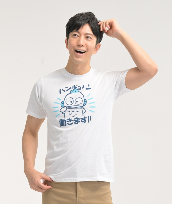 サンリオキャラクターズ＞＜ハンギョドン＞プリントＴシャツ