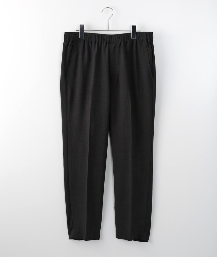 麻調合繊テーパードパンツ