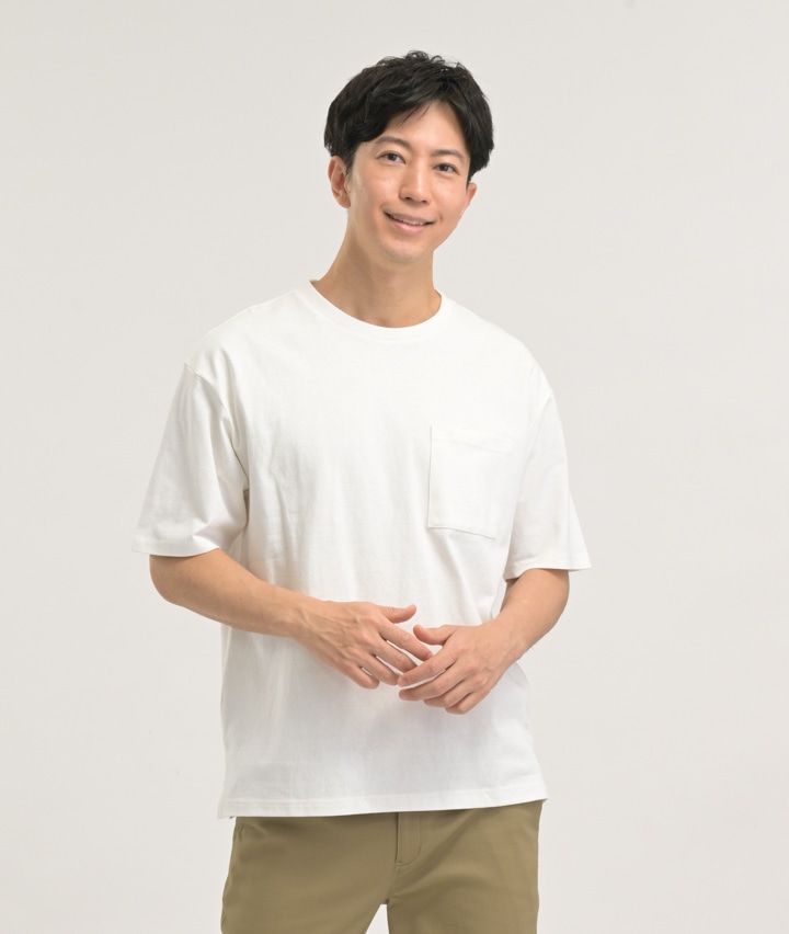 ＵＳＡコットンポケット付きＴシャツ