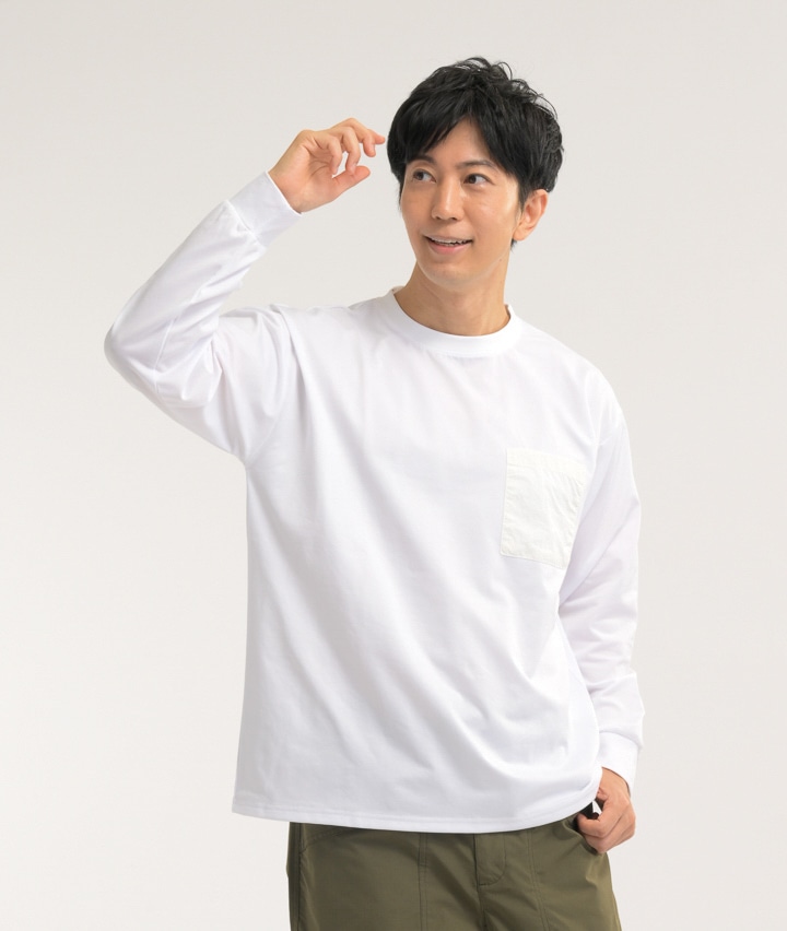 アウトドアスタイル】【ＳＯＬＯＴＥＸ】天竺ポケット付きＴシャツ(Ｍ