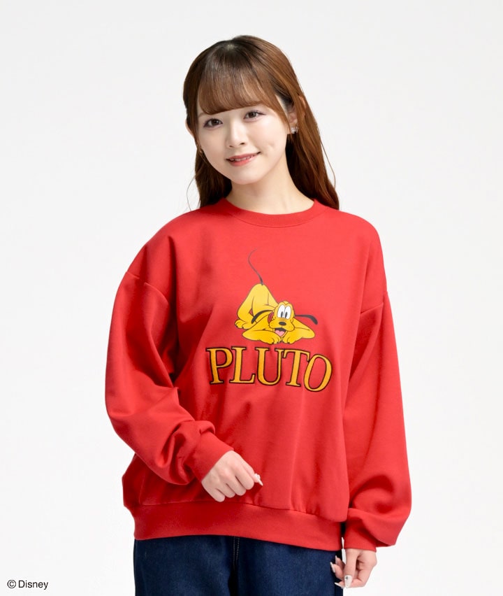 【Ｄｉｓｎｅｙ】（プルート）刺しゅうプリントトレーナー