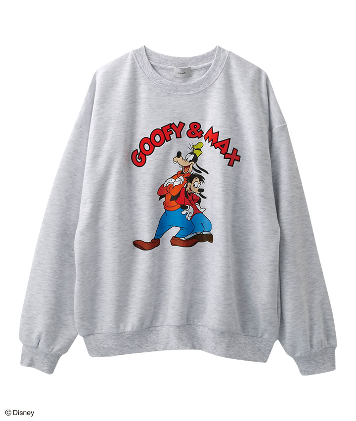 【Ｄｉｓｎｅｙ】（グーフィー＆マックス）刺しゅうプリントトレーナー