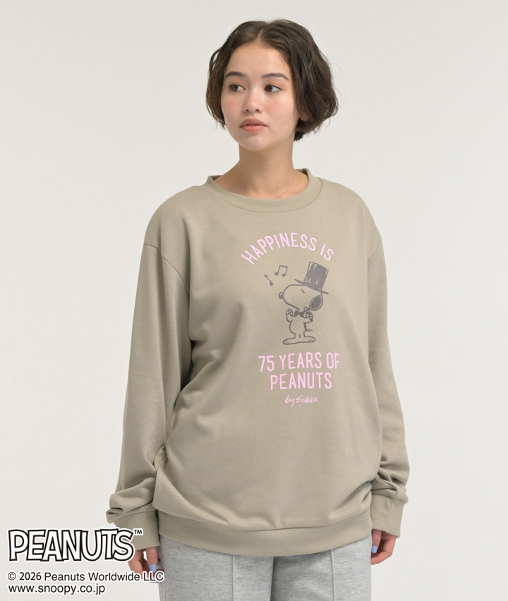 【ＰＥＡＮＵＴＳ】（スヌーピー）裏毛トレーナー