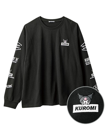 【サンリオキャラクターズ】（クロミ）長袖プリントＴシャツ