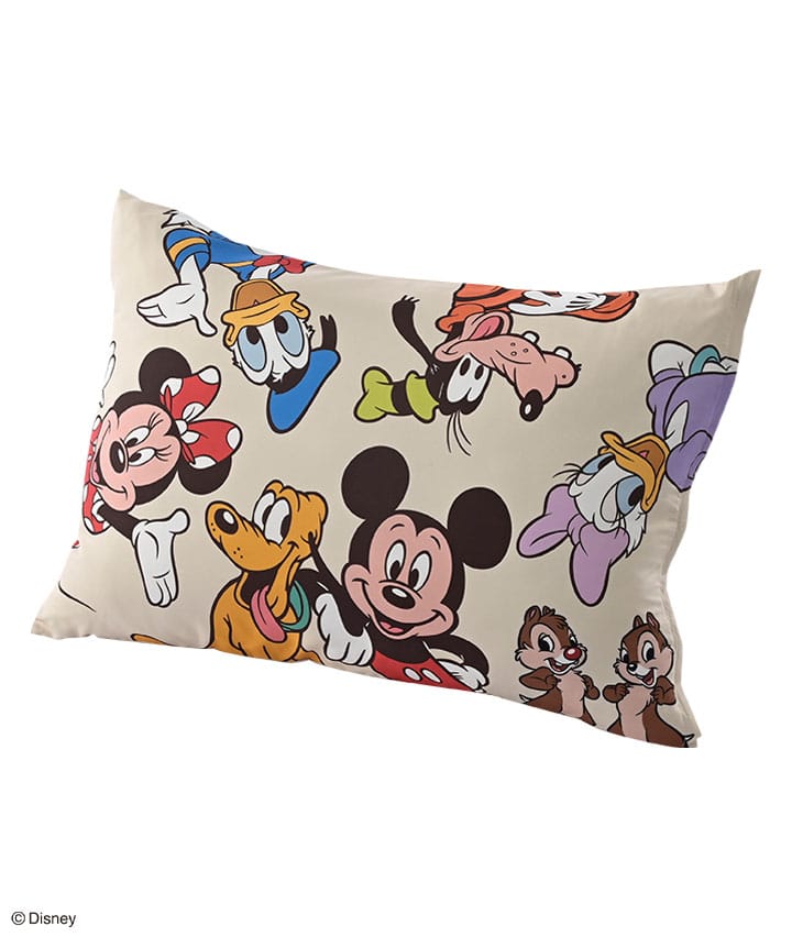 【Ｄｉｓｎｅｙ】（ミッキー＆フレンズ）カバー付き枕