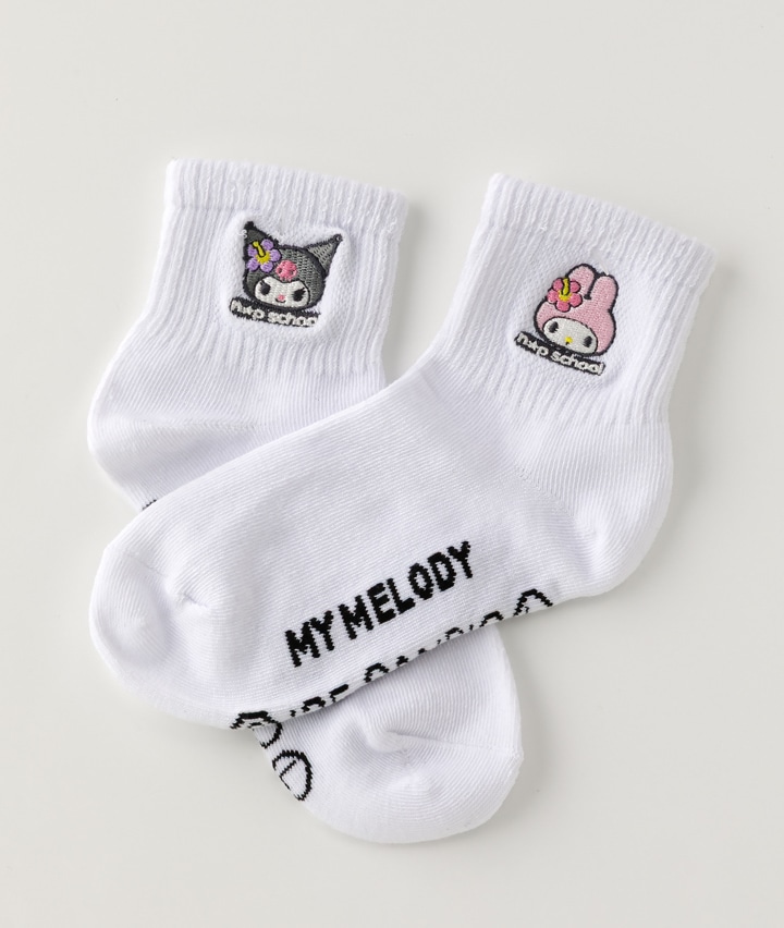 【サンリオキャラクターズ】（マイメロディ）（クロミ）（１足物）ソックス