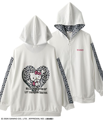 【サンリオキャラクターズ】（ハローキティ）ジップパーカー