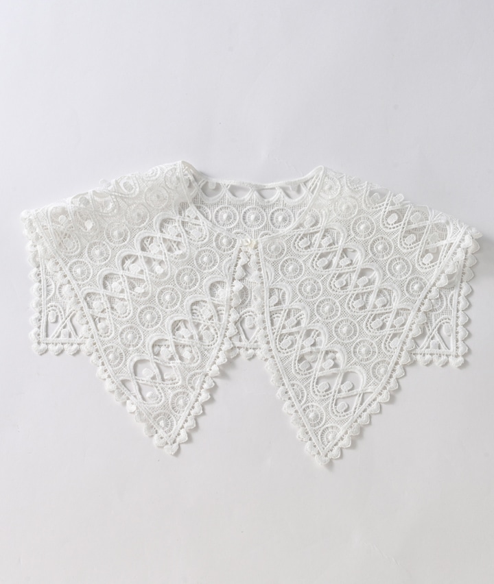 ハートレース付け襟