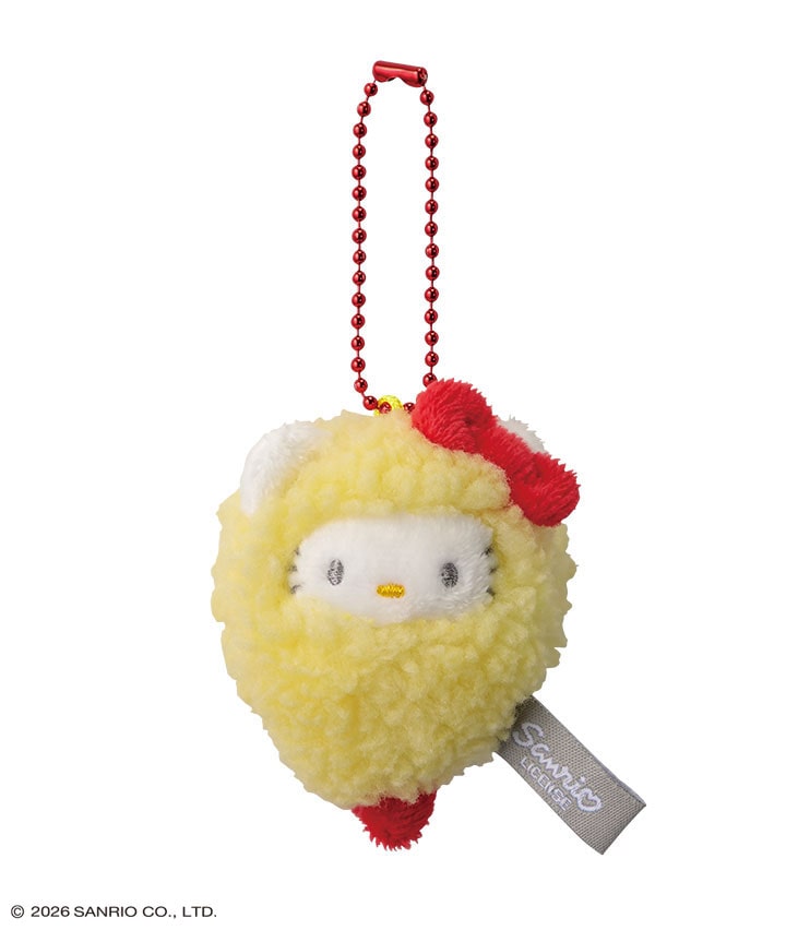 【サンリオキャラクターズ】（ハローキティ）ぬいぐるみボールチェーン