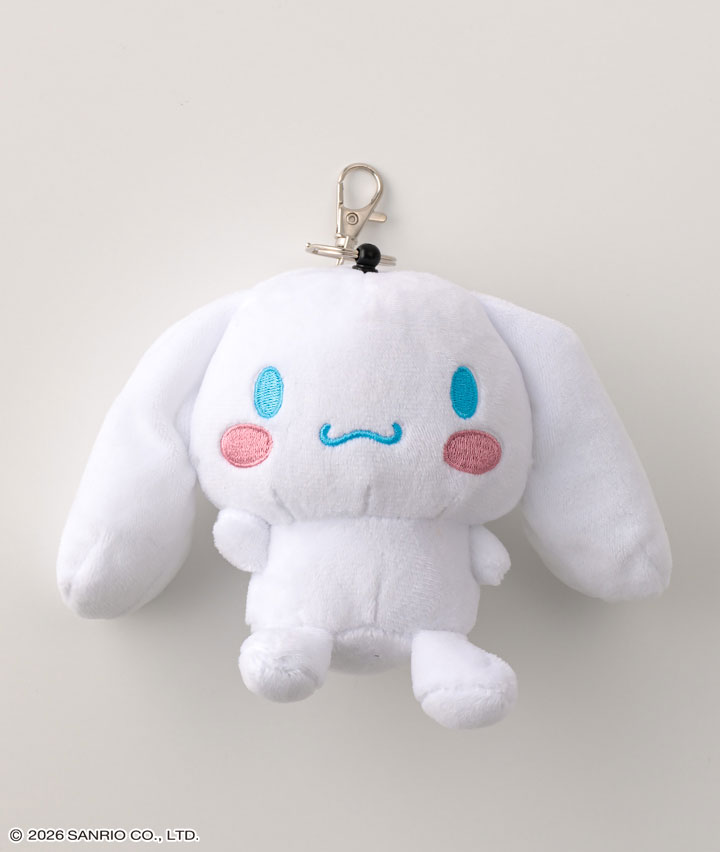 【サンリオキャラクターズ】（シナモロール）カラビナ付きマスコットポーチ