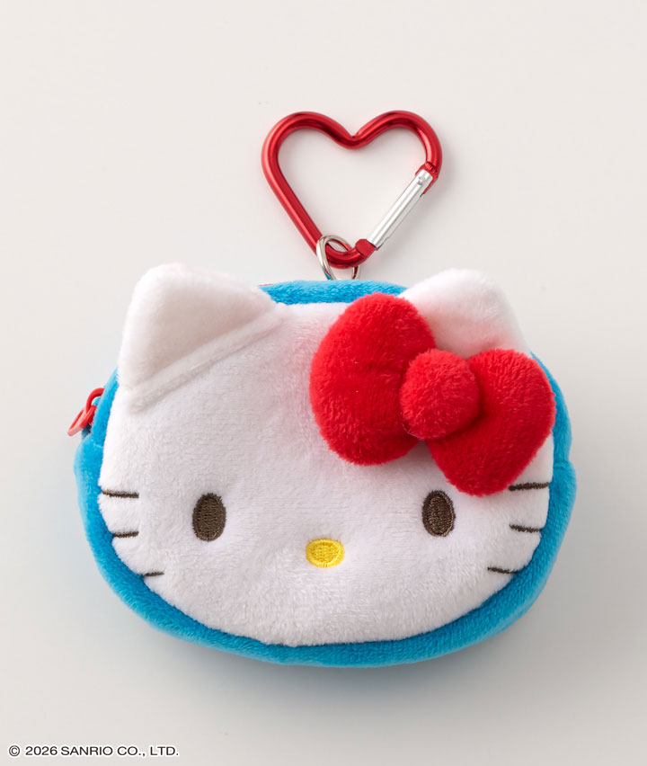 【サンリオキャラクターズ】（ハローキティ）カラビナ付きミニフェイスポーチ
