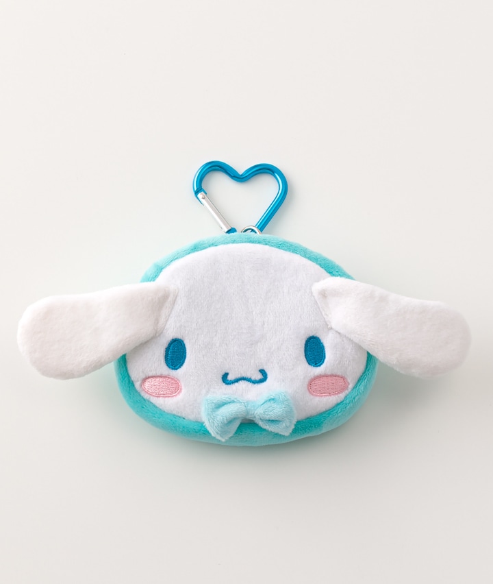 【サンリオキャラクターズ】（シナモロール）カラビナ付きミニフェイスポーチ