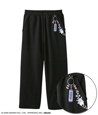 【サンリオキャラクターズ】（クロミ）刺しゅうパンツ
