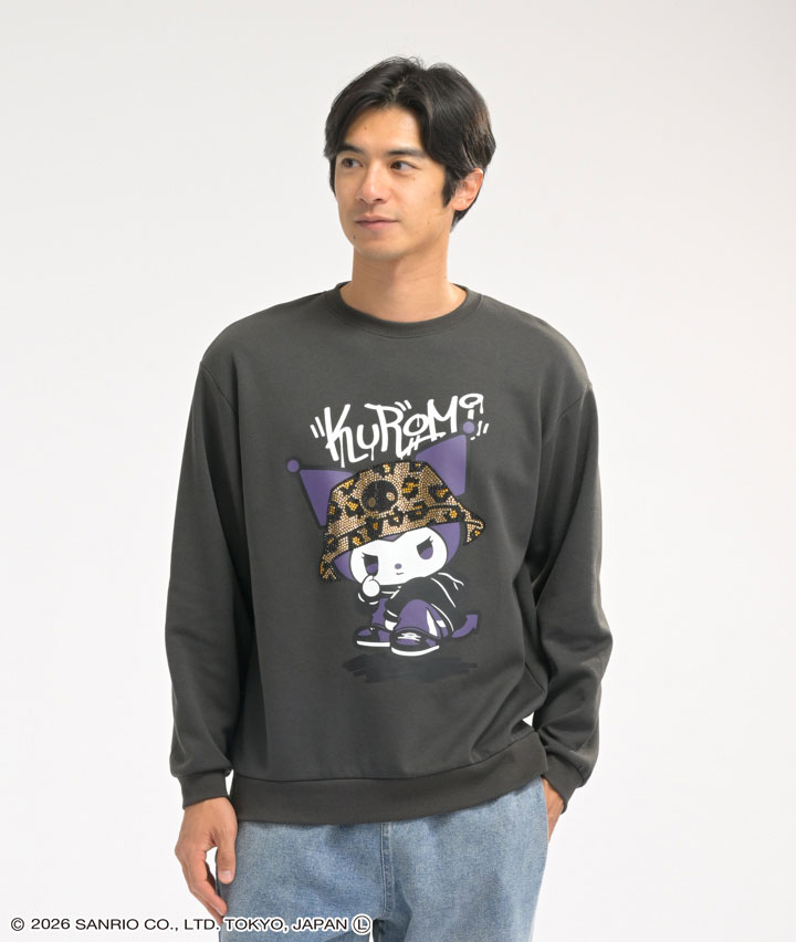 【サンリオキャラクターズ】（クロミ）クロミラインストーン使いトレーナー