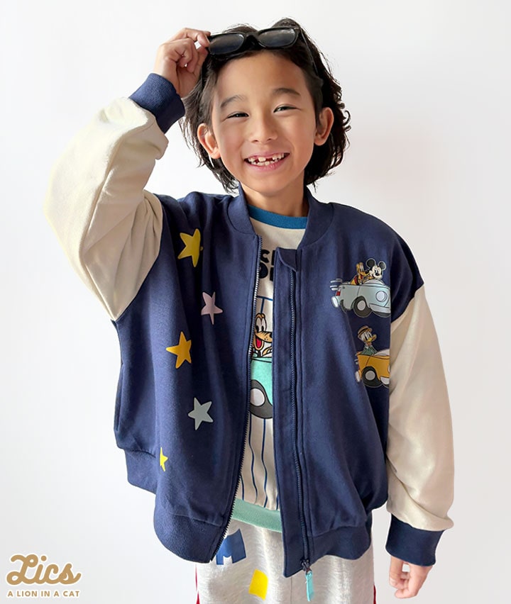 【ＬＩＣＳ】【Ｄｉｓｎｅｙ】（ミッキーマウス）裏毛ジャケット