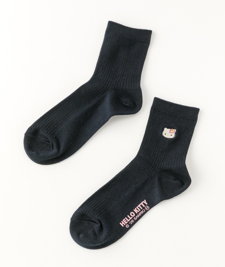 【サンリオキャラクターズ】（ハローキティ）（１足物）スクールソックス