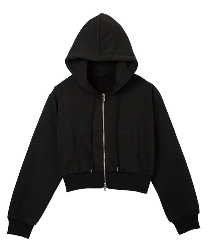 スウェットジップパーカ