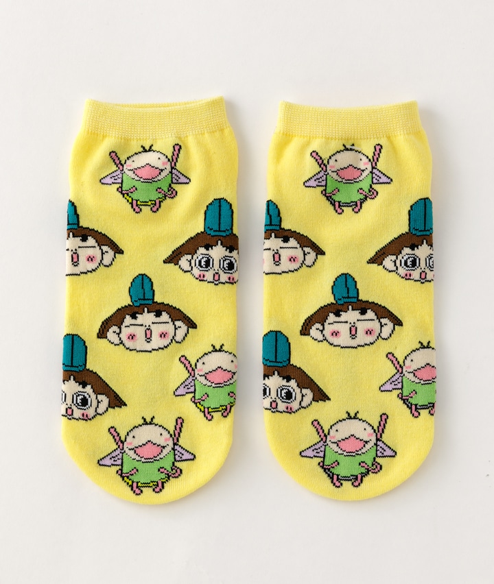 【おじゃる丸】（１足物）フロント柄ソックス