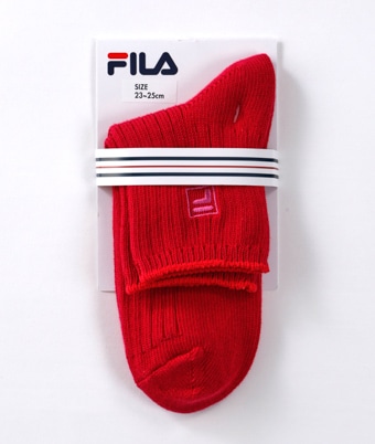 ＦＩＬＡ】（１足物）カラーソックス(２３～２５㎝ ピンク