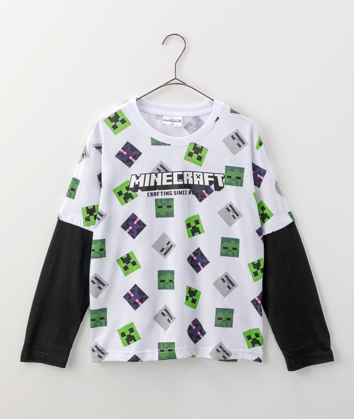 【マインクラフト】天竺長袖Ｔシャツ