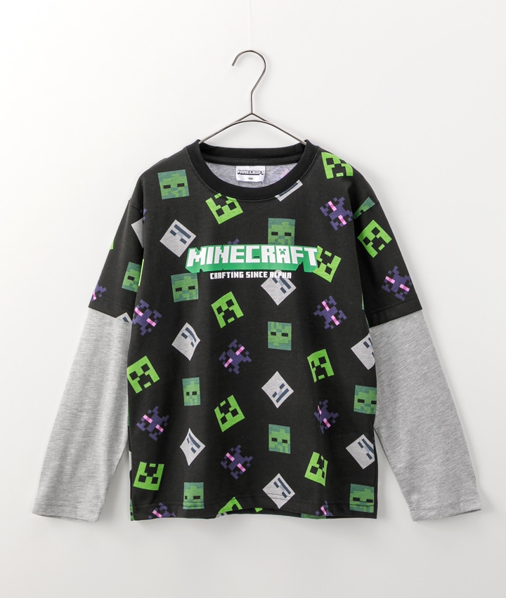 【マインクラフト】天竺長袖Ｔシャツ