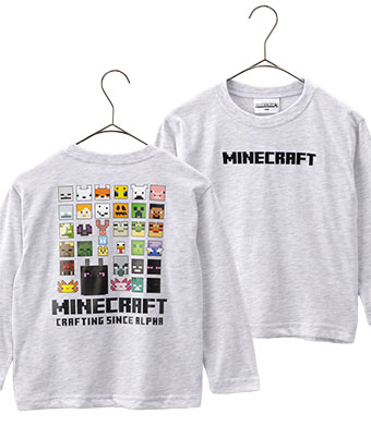 【マインクラフト】天竺長袖Ｔシャツ