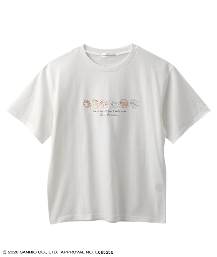 【サンリオキャラクターズ】プリントＴシャツ