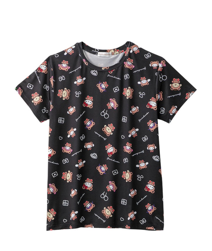 【サンリオキャラクターズ】クマ総柄Ｔシャツ