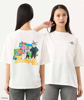 【Ｄｉｓｎｅｙ】（ズートピア２）プリントＴシャツ