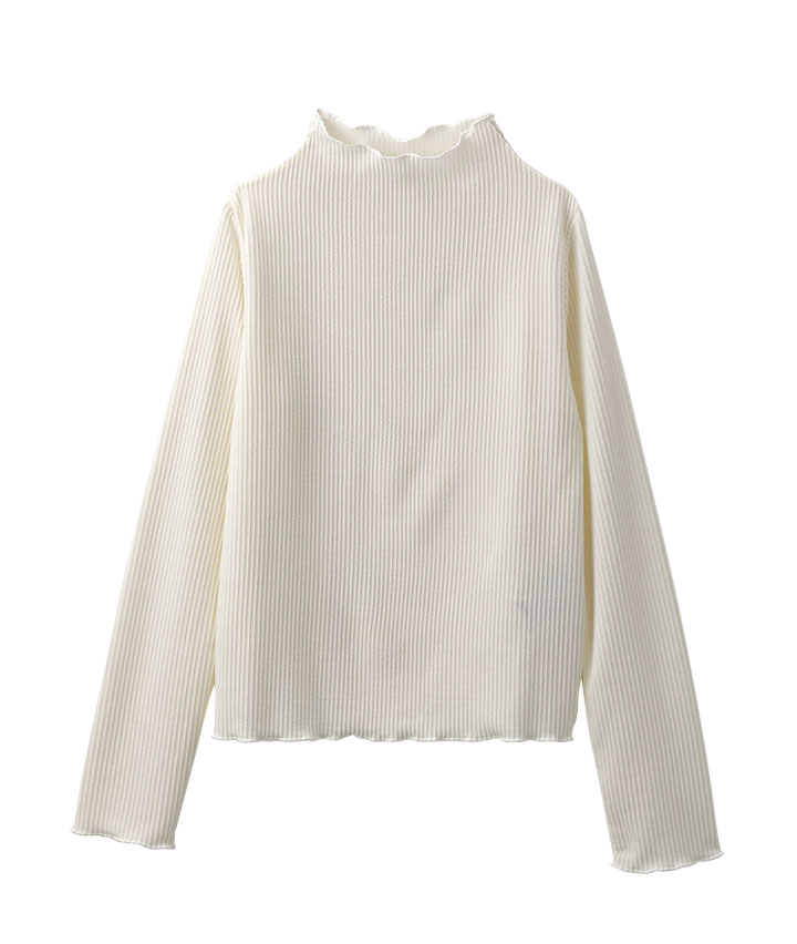 ストライプジャガードメローインナー長袖