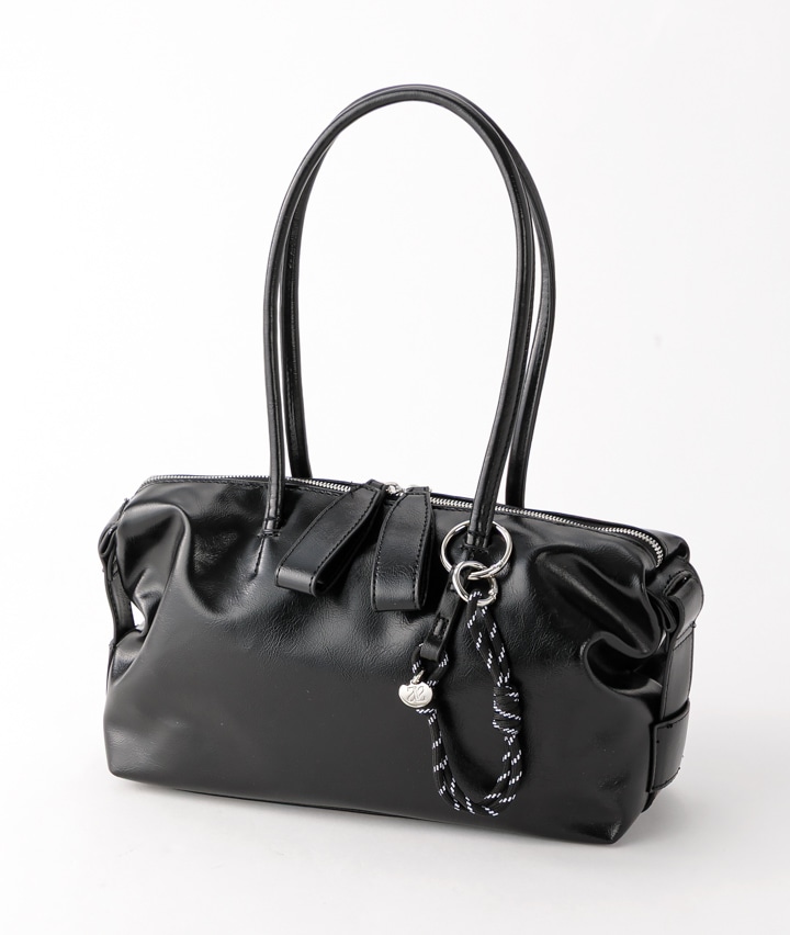 合皮ボストンバッグ