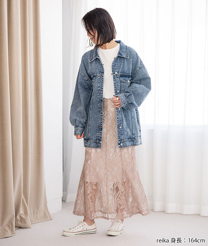 レースマーメイドスカート