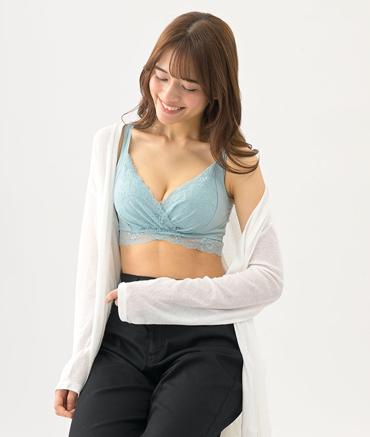 （ゆる補活）（２４時間ブラ）（ほどよく盛りタイプ）ハーフトップ