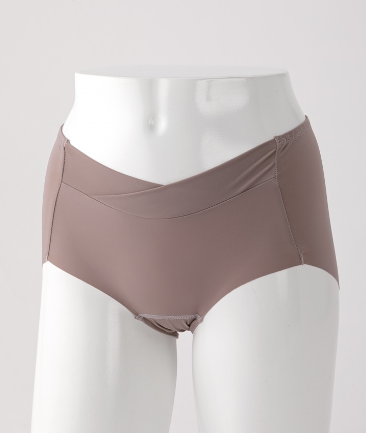 （ノーライン）（ひびきにくい）ウエストカシュクールショーツ