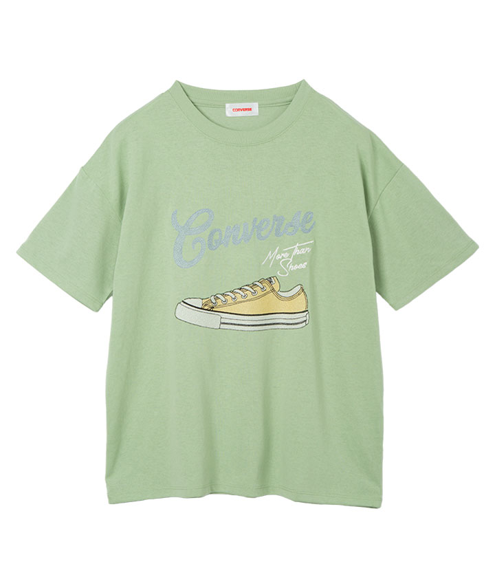【ＣＯＮＶＥＲＳＥ】刺しゅうＴシャツ