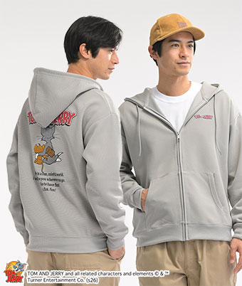 【トムとジェリー】ダンボールフルジップパーカー