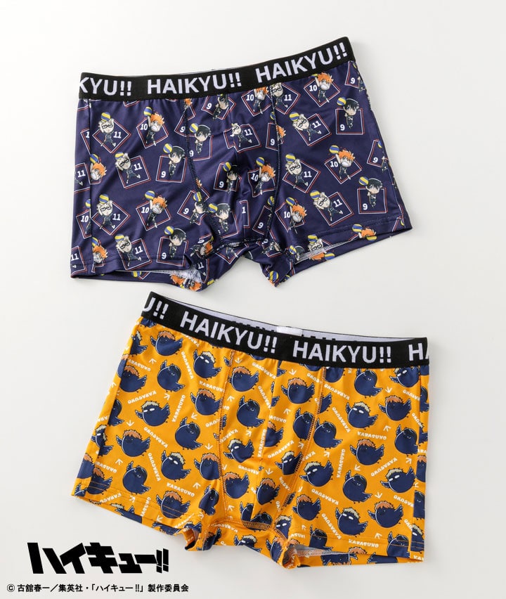 【ハイキュー!!】（ストレッチ）（前閉じ）（２枚組）ボクサーブリーフ