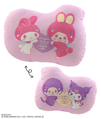 【モンチッチ×サンリオキャラクターズ】ダイカットクッション　マイメロディ