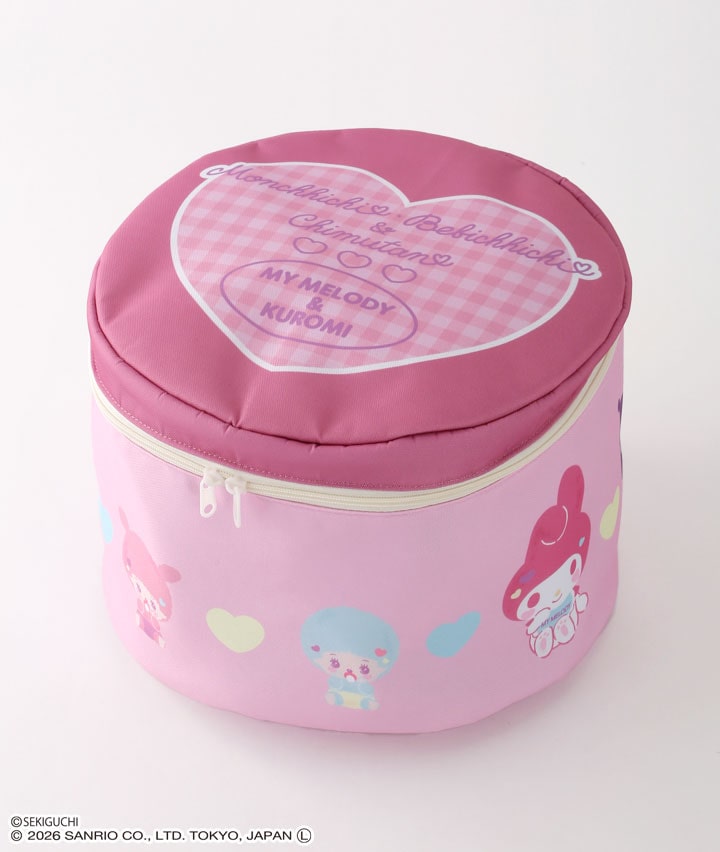 【モンチッチ×サンリオキャラクターズ】円形収納ボックス　マイメロディ