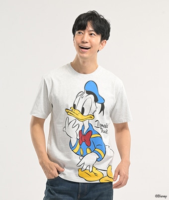 今風カジュアル】【Ｄｉｓｎｅｙ】（ドナルド）ビックプリントＴシャツ